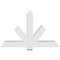 Ekena Millwork Kennewick Architectural Grade PVC Gable Bracket, 60"W x 37 1/2"H x 6"D x 6"F, 15/12 Pitch GBP060X38X0606KEN00 - alternate 3